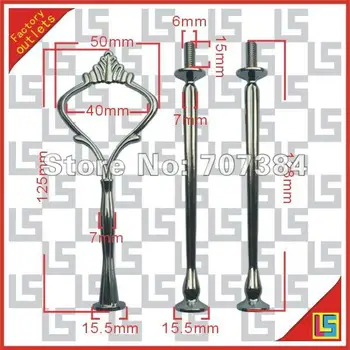 100 sets/ lot, 3 tiers of NO.1 Crown cake stand centre handle (fruit tray handles) sIlver color
100 sets/ lot, 3 tiers of NO.1 Crown cake stand centre handle (fruit tray handles) sIlver color