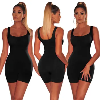 New 2020 Summer Women Playsuits Jumpsuits Sexy Backless Sleeveless Elastic Slim Bodycon Bodysuits Female Casual Beach Jumpsuits
New 2020 Summer Women Playsuits Jumpsuits Sexy Backless Sleeveless Elastic Slim Bodycon Bodysuits Female Casual Beach Jumpsuits