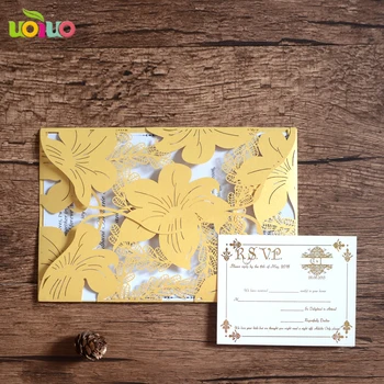 hot sell invitation card paper customlizable laser cut flower wedding invitation cards with inner paper envelop and seal
hot sell invitation card paper customlizable laser cut flower wedding invitation cards with inner paper envelop and seal