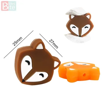 Bite Bites 5pc Silicone Beads Fox Food Grade Silicone Bead Teething Rodents BPA Free Baby Goods Kids Toys Making Baby Teether
Bite Bites 5pc Silicone Beads Fox Food Grade Silicone Bead Teething Rodents BPA Free Baby Goods Kids Toys Making Baby Teether