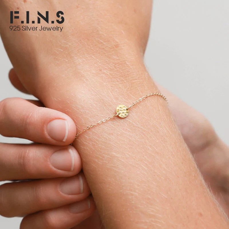 F.I.N.S Gold Circle Woman's Bracelet Female Silver Uneven Charm Bracelets for Women Simple Gold Silver Hand Chain Bracelet
F.I.N.S Gold Circle Woman's Bracelet Female Silver Uneven Charm Bracelets for Women Simple Gold Silver Hand Chain Bracelet