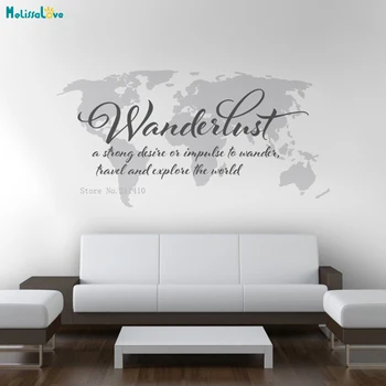Wanderlust World Map Wsll Sticker Decal Large Decoration for Office School Self-adhesive Vinyl Beautifully Murals Gift YT1475
Wanderlust World Map Wsll Sticker Decal Large Decoration for Office School Self-adhesive Vinyl Beautifully Murals Gift YT1475