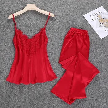 Sexy Summer Womens 2PC Robe Bath Gown Strap Top Long Pants Pajamas Sets Sleepwear Lady Home Wear Nightgown Suit Sleepshirts M-XL
Sexy Summer Womens 2PC Robe Bath Gown Strap Top Long Pants Pajamas Sets Sleepwear Lady Home Wear Nightgown Suit Sleepshirts M-XL