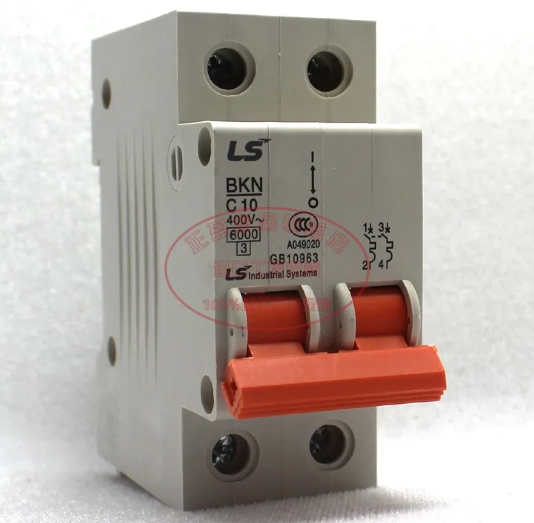 Original authentic LG LS power generation (Wuxi) miniature circuit breaker BKN 2P C10A two-phase air switch
Original authentic LG LS power generation (Wuxi) miniature circuit breaker BKN 2P C10A two-phase air switch