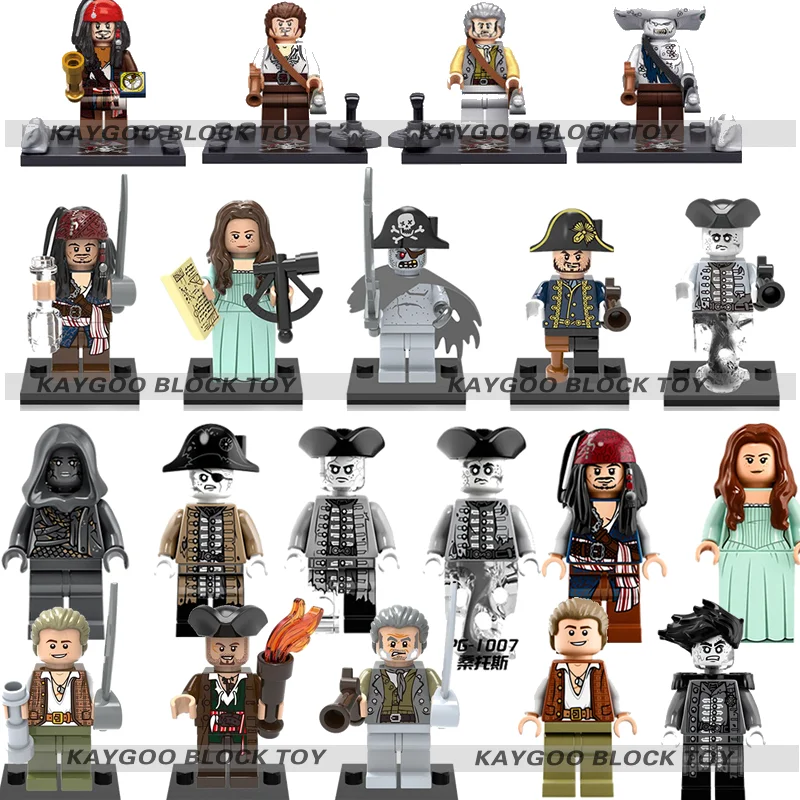 Single legoings Pirates of the Caribbean Jack Sparrow Ghost Zombie Captain Hector Barbossa Building Blocks Children Gift Toys
Single legoings Pirates of the Caribbean Jack Sparrow Ghost Zombie Captain Hector Barbossa Building Blocks Children Gift Toys