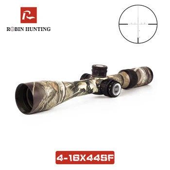 4-16X44SF Riflescope Tratical Hunting For Air Gun Optics Side Parallax Hunting Scopes Green Glass Cotaed Camouflage Rifle Scopes
4-16X44SF Riflescope Tratical Hunting For Air Gun Optics Side Parallax Hunting Scopes Green Glass Cotaed Camouflage Rifle Scopes