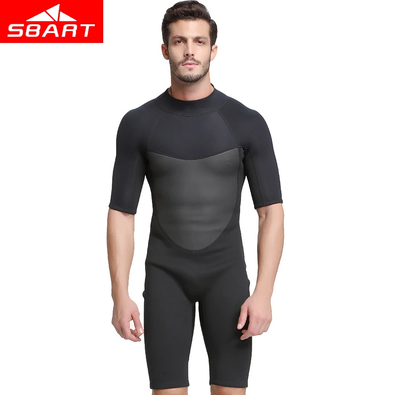 SBART Professional 2MM Men Wetsuit Short Sleeved Snorkeling Jumpsuit Neoprene Warm Diving Suit One-Piece Men Zipper Wetsuits 
SBART Professional 2MM Men Wetsuit Short Sleeved Snorkeling Jumpsuit Neoprene Warm Diving Suit One-Piece Men Zipper Wetsuits