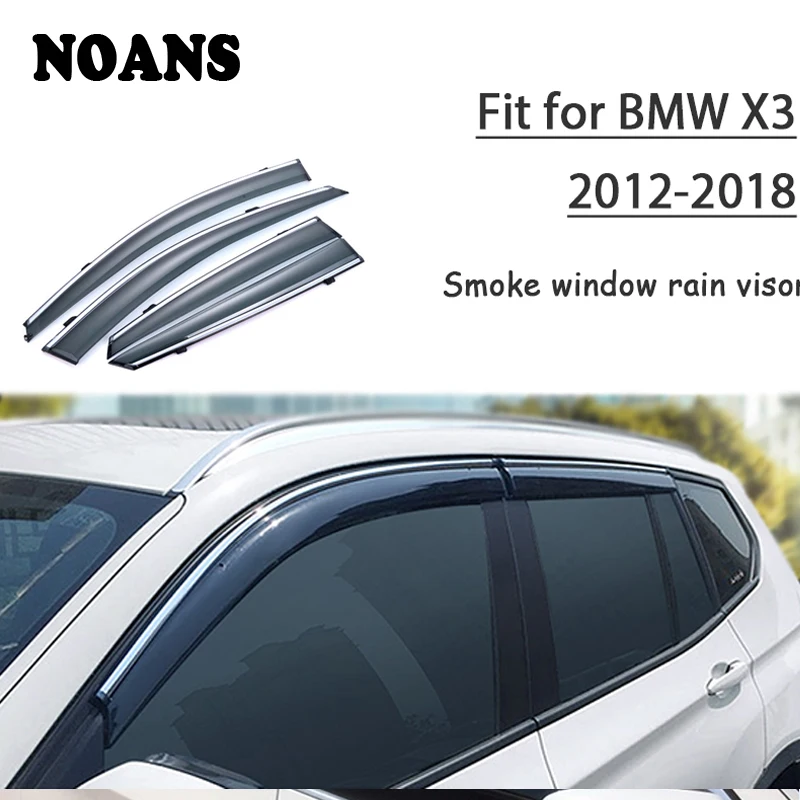NOANS 4pcs For BMW X3 2018 2017 2016 2015 2014 2013 2012 Accessories Auto Car Windows Sun Rain Visor Door Shield Trim
NOANS 4pcs For BMW X3 2018 2017 2016 2015 2014 2013 2012 Accessories Auto Car Windows Sun Rain Visor Door Shield Trim