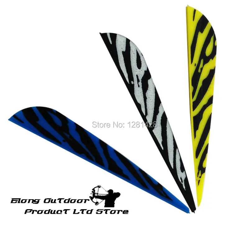 100Pcs 3" Vane Tiger Stripe Color TPU Plastic Fletch Vein for Carbon Fiberglass Arrows Archery Bow Free Shipping
100Pcs 3" Vane Tiger Stripe Color TPU Plastic Fletch Vein for Carbon Fiberglass Arrows Archery Bow Free Shipping