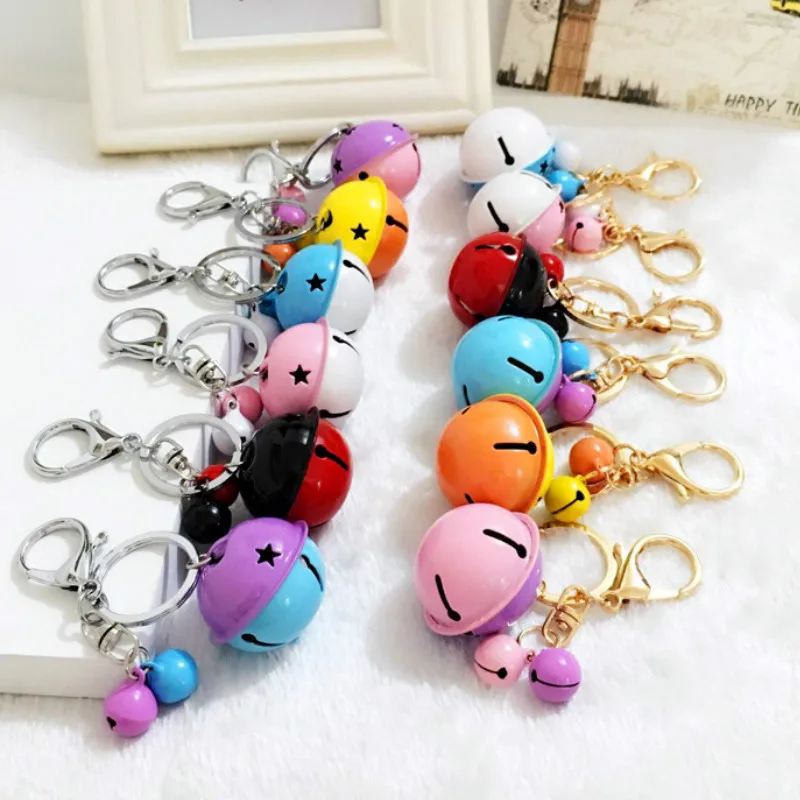 Missxiang 2018 new creative metal candy color bell keychain handcrafted DIY mobile phone shell accessory lovers bag car pendant
Missxiang 2018 new creative metal candy color bell keychain handcrafted DIY mobile phone shell accessory lovers bag car pendant