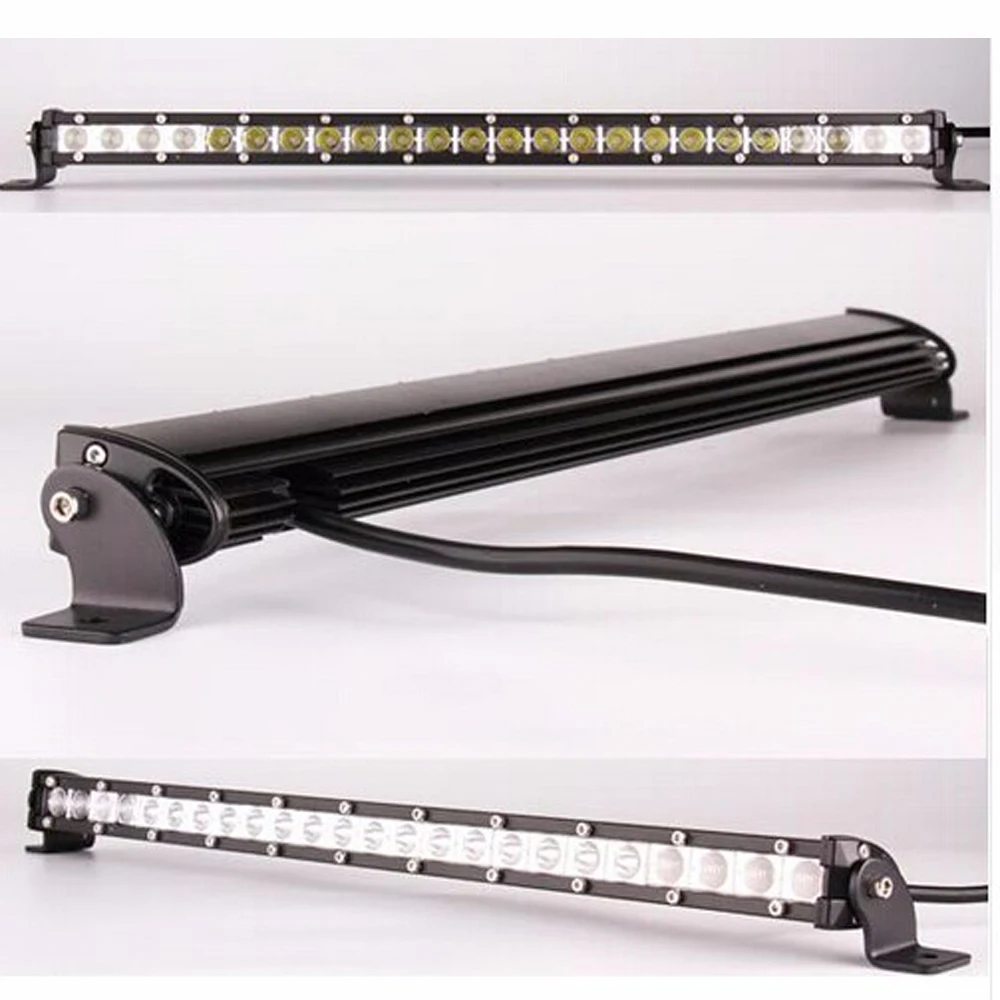 54W Slim 20 inch Car Roof Bumper Spot/Flood/Combo Led light bar Led truck styling light Offroad Autos driving 4x4 light 4WD Lamp
54W Slim 20 inch Car Roof Bumper Spot/Flood/Combo Led light bar Led truck styling light Offroad Autos driving 4x4 light 4WD Lamp