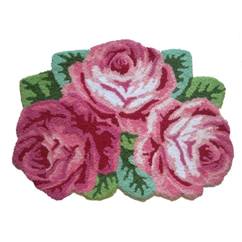 Pink/Blue 3 Roses Carpet Pastoral Floral Home Decor Rug and Carpets Roses Shape Handmade Embroidery Rug Floor Mat Doormat 80x60
Pink/Blue 3 Roses Carpet Pastoral Floral Home Decor Rug and Carpets Roses Shape Handmade Embroidery Rug Floor Mat Doormat 80x60