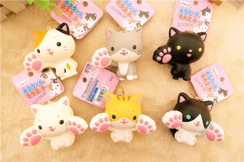 Kuutti Squishy 1PC Random Big Claw Kawaii Squishy Cat Anti Stress Soft Animal Toy Phone Strap Ball Beads Cute Gift for Kids Boys
Kuutti Squishy 1PC Random Big Claw Kawaii Squishy Cat Anti Stress Soft Animal Toy Phone Strap Ball Beads Cute Gift for Kids Boys