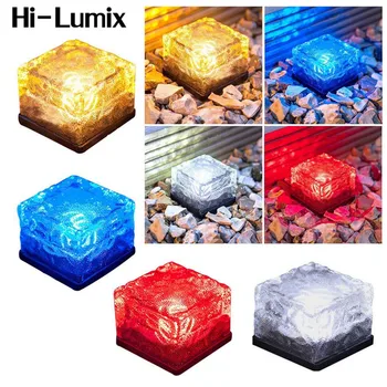 Hi-Lumix Solar path lights 1Led Creative Glass Stone Ice Cube with Light Sensor AA NI-MH 300mA LED Buried Underground Brick lamp
Hi-Lumix Solar path lights 1Led Creative Glass Stone Ice Cube with Light Sensor AA NI-MH 300mA LED Buried Underground Brick lamp