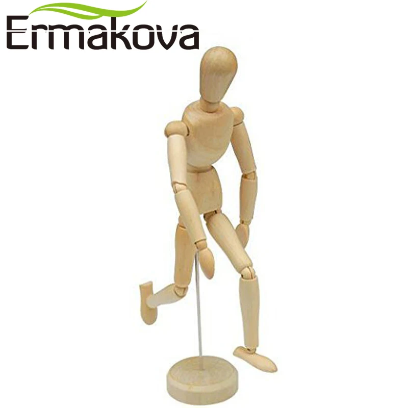 ERMAKOVA 8 Inches Tall Wooden Human Mannequin Movable Limbs Human Artist Model Wooden Manikin Drawing Mannequin Model(Unisex)
ERMAKOVA 8 Inches Tall Wooden Human Mannequin Movable Limbs Human Artist Model Wooden Manikin Drawing Mannequin Model(Unisex)