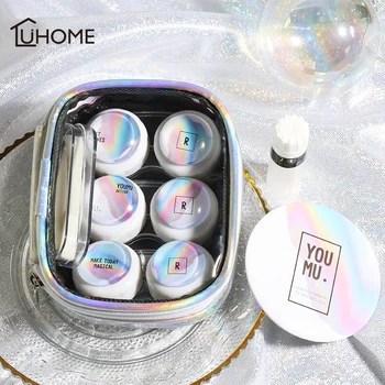 Colored Laser Bag 3 Pairs Contact Lens Case with Mirror Women Contact Lenses Box Contact Lens Container Lovely Travel Kit Box
Colored Laser Bag 3 Pairs Contact Lens Case with Mirror Women Contact Lenses Box Contact Lens Container Lovely Travel Kit Box