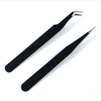 Acid Stainless Steel Eyebrow Tweezers Black Curved Straight Nipper Eyelash Extension Picking Make Up Tool Nail Tools / 500pcs 
Acid Stainless Steel Eyebrow Tweezers Black Curved Straight Nipper Eyelash Extension Picking Make Up Tool Nail Tools / 500pcs