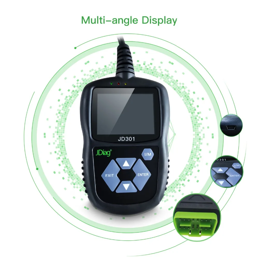 Считыватель кодов JDiag JD301 OBD2 OBDII, сканер OBD 2, диагностический инструмент PK AD310 NL100 OM123, сканер для Lexia Saab Renault VAG
Считыватель кодов JDiag JD301 OBD2 OBDII, сканер OBD 2, диагностический инструмент PK AD310 NL100 OM123, сканер для Lexia Saab Renault VAG