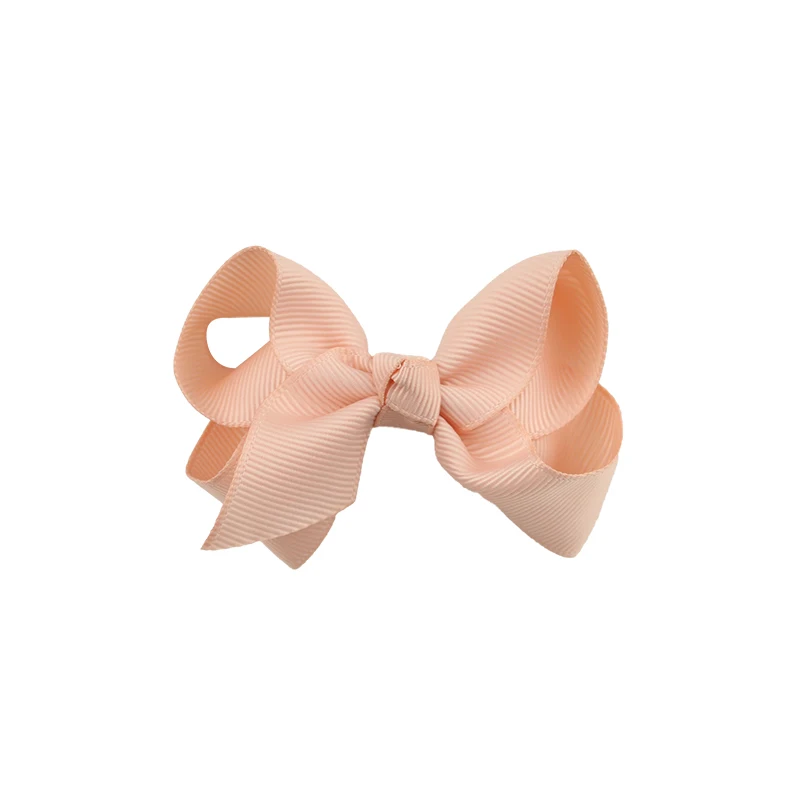 Colourful Bow Clip Boutique Hair Bows For Girls Kids Children Girls Hair Clips Grosgrain Ribbon Bows (11)