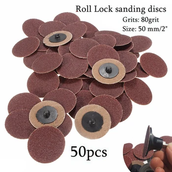 50pcs 2inch 50mm Sanding Discs Set 80 Grit R Type Roll Lock Abrasive For Sander For Polishing Cleaning Tools
50pcs 2inch 50mm Sanding Discs Set 80 Grit R Type Roll Lock Abrasive For Sander For Polishing Cleaning Tools