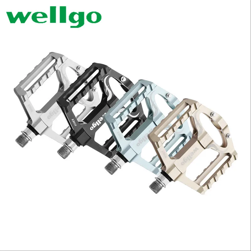 Wellgo KB010 Bike Pedals Aluminum Alloy Ultralight 6 Color Orginal MTB Mountain Road Parts Bicycle Cleats Outdoor Cycling Pedals
Wellgo KB010 Bike Pedals Aluminum Alloy Ultralight 6 Color Orginal MTB Mountain Road Parts Bicycle Cleats Outdoor Cycling Pedals