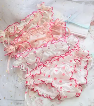 momoko Japanese girls spring model of the warp knitting printing low-rise sexy lace-up bread triangle ladies underwear thongs
momoko Japanese girls spring model of the warp knitting printing low-rise sexy lace-up bread triangle ladies underwear thongs