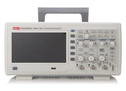 UNI-T UTD2202CM Dual Channel Digital Storage Oscilloscope 200MHz Bandwidth 1GS/s Sample Rate 7 &quotColor Screen | Инструменты