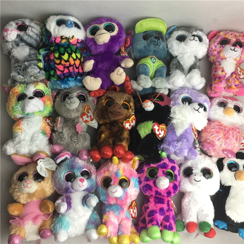 Ty Beanie Boos Big Eyes Owl Unicorn Cat Elephant Penguin Leopard Foxy Dog Rabbit Giraffe Panda Monkey Stuffed Animals Plush Toys
Ty Beanie Boos Big Eyes Owl Unicorn Cat Elephant Penguin Leopard Foxy Dog Rabbit Giraffe Panda Monkey Stuffed Animals Plush Toys