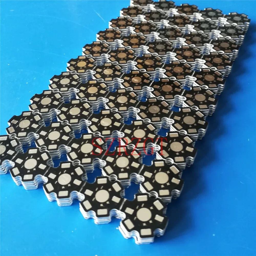 50 шт. 1000 шт./лот LED PCB теплоотвод 20 мм алюминиевая Базовая пластина высокая