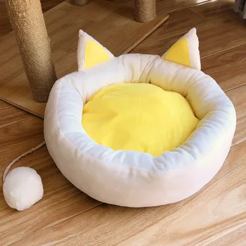 Ins HOT Pet Winter Warm Bed Cushion kitty cat bed Sleeping Cushion egg yolk cat Mats Supplies
Ins HOT Pet Winter Warm Bed Cushion kitty cat bed Sleeping Cushion egg yolk cat Mats Supplies