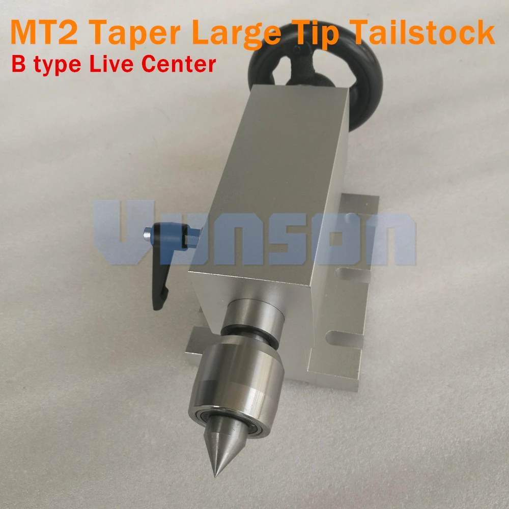 Morse2# MT2 Removable&Replaceable Large Tip Live Center Tailstock Center Height 65mm with Locked Wrench for cnc 3040 Router DIY
Morse2# MT2 Removable&Replaceable Large Tip Live Center Tailstock Center Height 65mm with Locked Wrench for cnc 3040 Router DIY