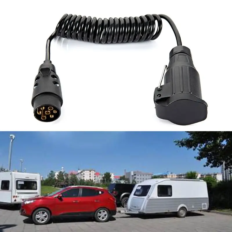 7Pin Trailer Plug And Socket With 3M Extension Lead Sping Cable Connector For Caravan Vehicle Truck
7Pin Trailer Plug And Socket With 3M Extension Lead Sping Cable Connector For Caravan Vehicle Truck