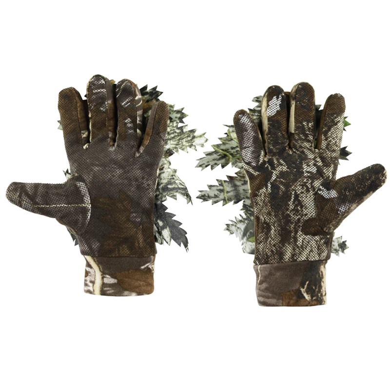 Outdoor 3D Maple leaves Bionic Camouflage Gloves Full finger skidproof Hunting Gloves Fit For Hunting Fishing Photographing
Outdoor 3D Maple leaves Bionic Camouflage Gloves Full finger skidproof Hunting Gloves Fit For Hunting Fishing Photographing