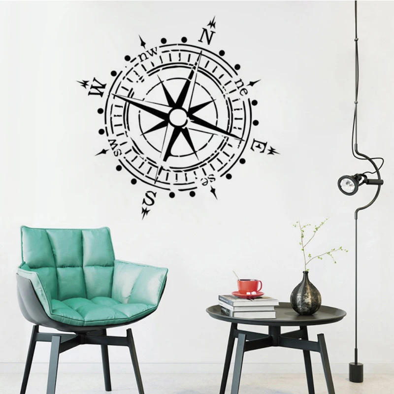 Compass Wall Decal Sticker Kids Room Bedroom Living Room Vinyl Decorative Mural Adventure Art Travel Fun Ocean Sea W742
Compass Wall Decal Sticker Kids Room Bedroom Living Room Vinyl Decorative Mural Adventure Art Travel Fun Ocean Sea W742
