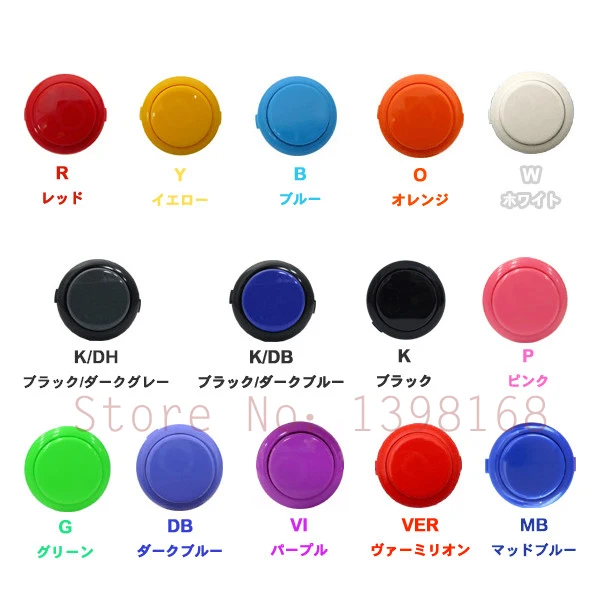 10 PCs Official Original OBSF-30 Sanwa Push Button for Coin Operated Arcade Game cabinet parts accessories
10 PCs Official Original OBSF-30 Sanwa Push Button for Coin Operated Arcade Game cabinet parts accessories