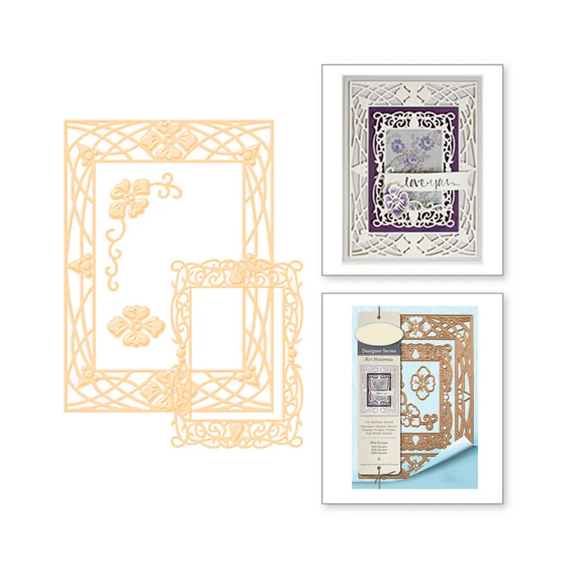 GJCrafts Metal Cutting Dies Card Lace Scrapbooking for Card Making Embossing Pattern Decoration Border Frame Lace Border Dies
GJCrafts Metal Cutting Dies Card Lace Scrapbooking for Card Making Embossing Pattern Decoration Border Frame Lace Border Dies