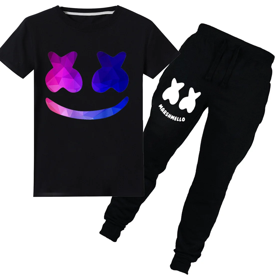 Boys Tracksuits Set marshmello dj mask hoodie cotton 2019 Summer Baldi's youth boys girls cotton t shirt school costume for kids
Boys Tracksuits Set marshmello dj mask hoodie cotton 2019 Summer Baldi's youth boys girls cotton t shirt school costume for kids