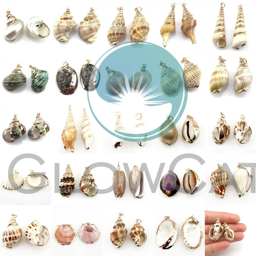 22styles Natural Conch Shells Charm Pendants Conch Corn Screw Home Decoration DIY Handmade Crafts Seashells Jewelry 1X-21830
22styles Natural Conch Shells Charm Pendants Conch Corn Screw Home Decoration DIY Handmade Crafts Seashells Jewelry 1X-21830