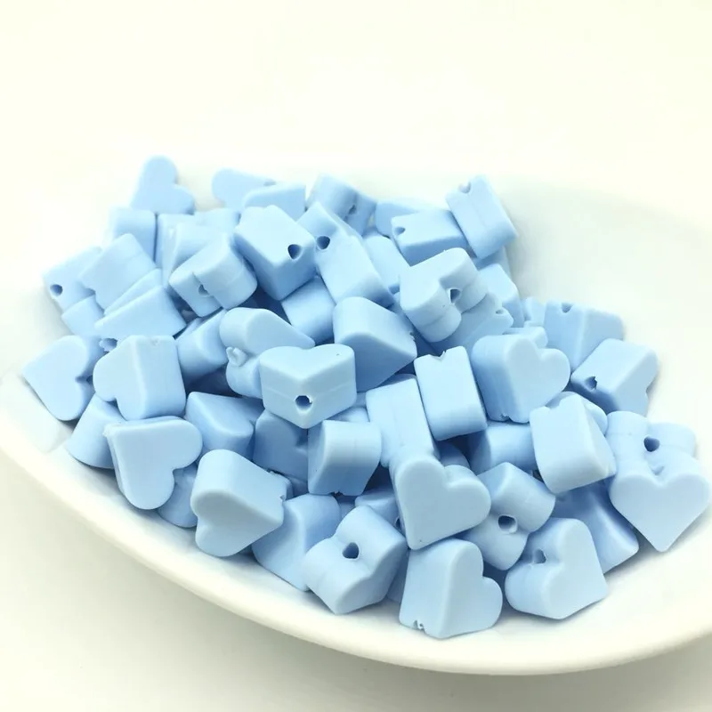 10PCS Pastel Blue Heart Shape 14 MM Food Grade Silicone Loose Beads BPA Free DIY Baby Teething Necklace Jewelry Pendant Toy Gift
10PCS Pastel Blue Heart Shape 14 MM Food Grade Silicone Loose Beads BPA Free DIY Baby Teething Necklace Jewelry Pendant Toy Gift