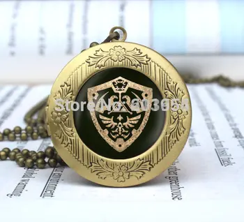 Movie jewelry lockets 12pcs/lot Zelda Hyrule Crest pendant legend of Zelda Triforce Inspired necklace Bridesmaid Gift steampunk
Movie jewelry lockets 12pcs/lot Zelda Hyrule Crest pendant legend of Zelda Triforce Inspired necklace Bridesmaid Gift steampunk