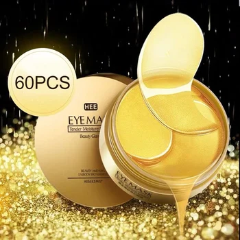 New 60pcs Gold Collagen Eye Mask Essence Remove Dark Circles Whitening Firming Sleep Mask Moisturizing Eye Patches Eyes
New 60pcs Gold Collagen Eye Mask Essence Remove Dark Circles Whitening Firming Sleep Mask Moisturizing Eye Patches Eyes