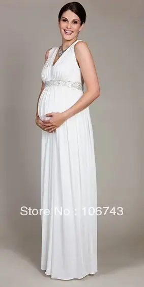 free shipping 2016 New design hot sale maternity dress chiffon pregnant woman custom size/color v-neck white bling evening dress
free shipping 2016 New design hot sale maternity dress chiffon pregnant woman custom size/color v-neck white bling evening dress