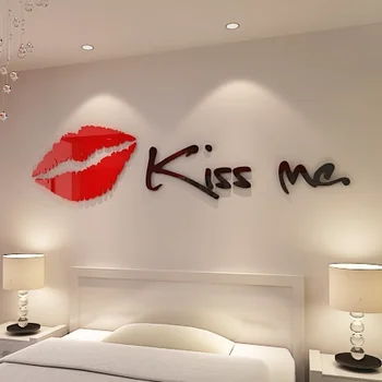 Romantic Removable waterproof 3D Acrylic Photo Frame Sexy Red Mouth Wall Sticker for Home Decal
Romantic Removable waterproof 3D Acrylic Photo Frame Sexy Red Mouth Wall Sticker for Home Decal