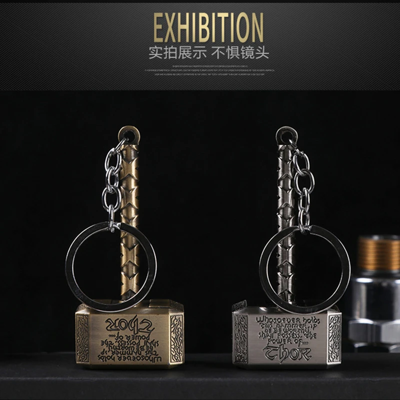 God Of Thunder Hammer USB Electric Recharging Lighter Arc Lighter Flameless Cigarette Lighter Smoking Tools Key Buckle Men Gifts
God Of Thunder Hammer USB Electric Recharging Lighter Arc Lighter Flameless Cigarette Lighter Smoking Tools Key Buckle Men Gifts