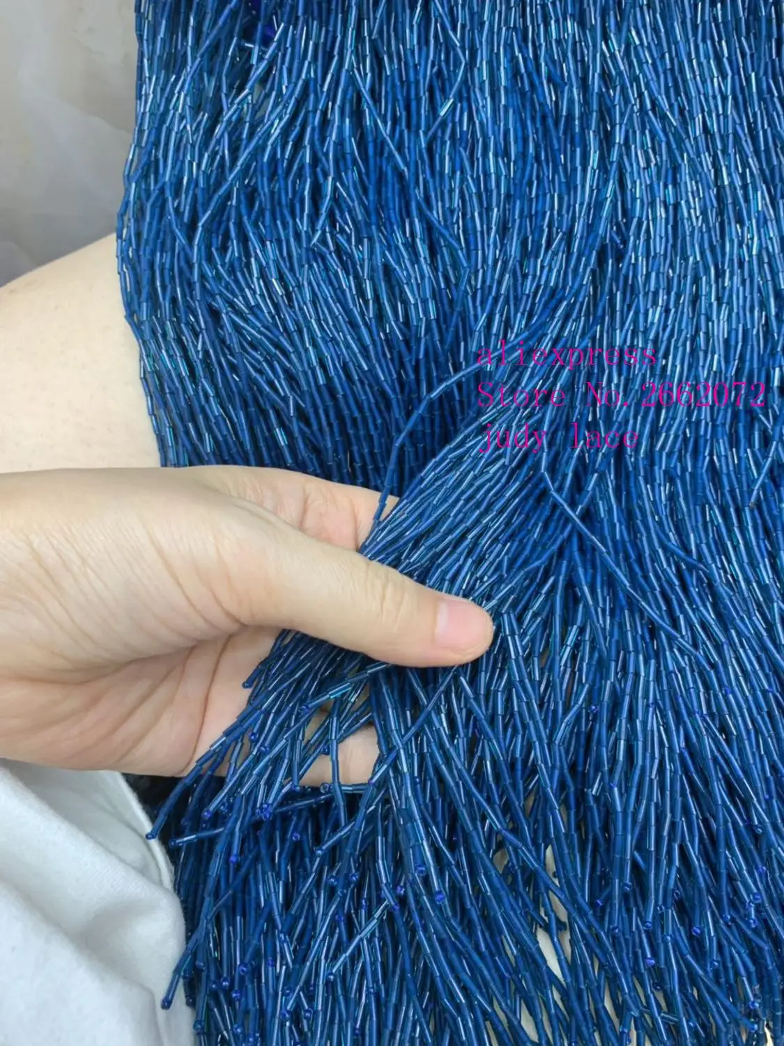 5yards/bag 35cm Dark blue beaded fringe ribbons are used as accessories for fashion dresses stage holiday decorations YM217#
5yards/bag 35cm Dark blue beaded fringe ribbons are used as accessories for fashion dresses stage holiday decorations YM217#
