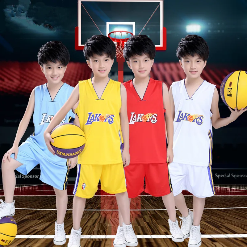 2017 new summer boys and girls basketball suit NBA basketball team suit sports suit