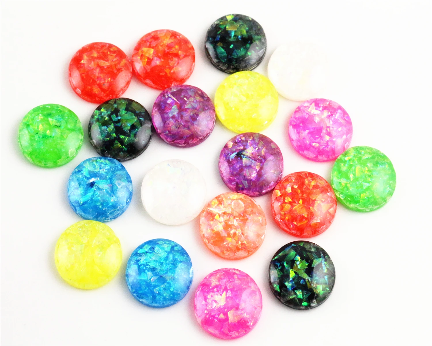 16mm 20pcs/Lot New Fashion Mix Color Built-in metal foil Flat back Resin Cabochons Cameo V7-05
16mm 20pcs/Lot New Fashion Mix Color Built-in metal foil Flat back Resin Cabochons Cameo V7-05