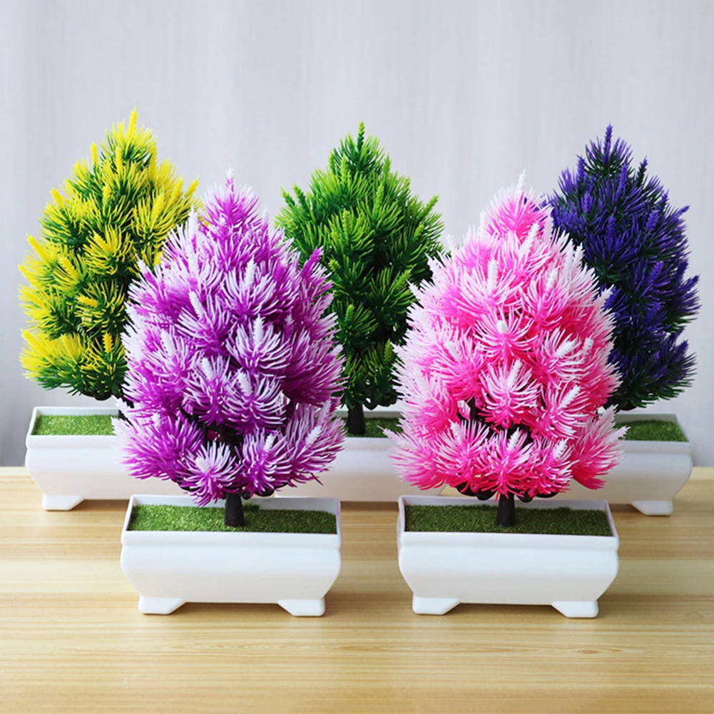 Artificial Pine Tree Bonsai Small Tree Pot Plants Fake Flowers Potted Ornaments For Home Decoration Hotel Garden Decor 1pc
Artificial Pine Tree Bonsai Small Tree Pot Plants Fake Flowers Potted Ornaments For Home Decoration Hotel Garden Decor 1pc