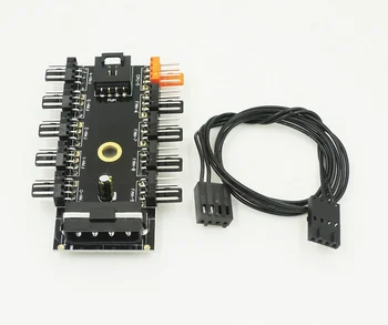 PC Fan PCB Adapter Molex 1 To 10 Way Splitter PWM Cooling Fan Hub 12V 4Pin Power Supply Adapter,100pcs/lot
PC Fan PCB Adapter Molex 1 To 10 Way Splitter PWM Cooling Fan Hub 12V 4Pin Power Supply Adapter,100pcs/lot
