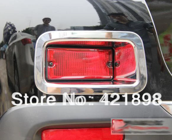 

For Toyota Highlander 2011 2012 2013 ABS Chrome Rear Brake Light Lamp cover trim 1 pcs Car Accessories Stickers W4